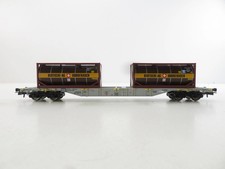 (THX999) Roco 77346 Containertragwagen Bertschi AG der SBB, DC, H0, OVP
