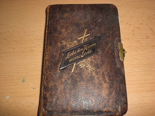 Altes gesangbuch aus dem - altes,