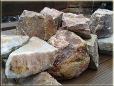 20 Kg Aquarium Dekoration Aquariumsteine Deko * Natursteine Quarzit Mediteran *