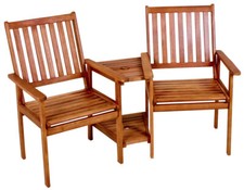 Doppelsessel mit Tisch