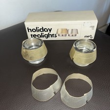 Menu 2 Teelichthalter aus Glas