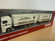 Herpa LKW Modell Volvo F12 Hängerzug „DINKELACKER“ Brauerei in EVP