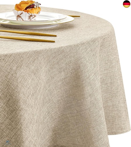 Dwcn leinen beige rund - leinen,
