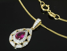 585 gelbgold halskette mit - 585,