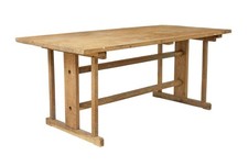 TISCHBOCK SCHWEDISCHER EICHE UND KIEFER 19. JAHRHUNDERT