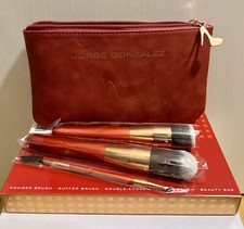 JORGE GONZALEZ MAKE - UP Brush Set & Beauty Bag ( B-Ware )