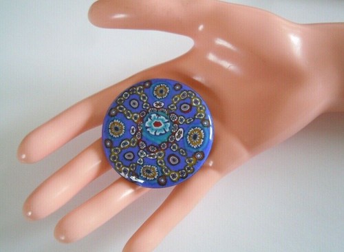 Brosche millefiori motiv - brosche,