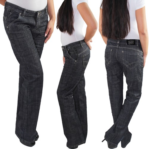 Damen bootcut jeans - bootcut,
