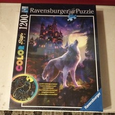 Ravensburger "Color Star Line" Puzzle 1200 Teile: Mond Wolf Schloss,  Neu OVP