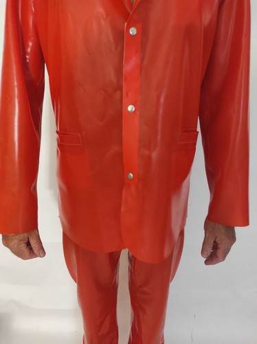 Anzug jacket latex gummi - anzug,