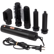 ELLE 5-in-1 Airstyler Lockenaufsatz Föhn Stylingbürste Volumenbürste 6-tlg. NEU