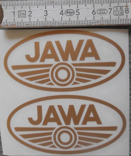 Aufkleber,Gold,Jawa.CZ,Oldtime