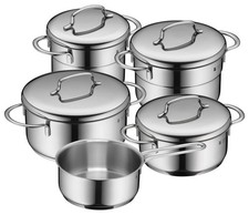 WMF Topfset Induktion Kochtopfset 5 Teilig Metalldeckel Mini Edelstahl