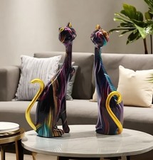 Moderne katzen deko figuren - deko,