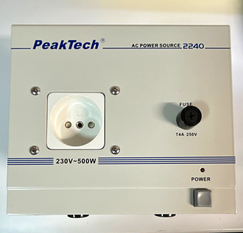 Peaktech 2240 power source - 2240, ac