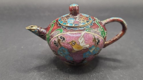 Cloisonne teekanne bunt deko - cloisonne,