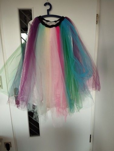 Regenbogen fasching kleid - fasching, (gr
