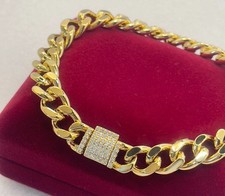 Luxus Gold Armband 9mm