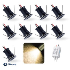 9Stk. Mini LED Spots 12V 1W