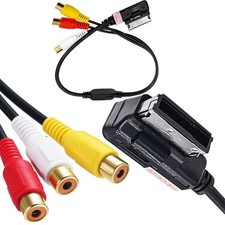 3 Cinch Kabel AMI MMI Video für Audi A4 Avant 2008/06-2013/05 8K5 2.0 TFSI