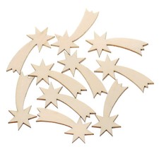 Holz Sternschnuppen - 1-60cm Streudeko Basteln Deko Tischdeko