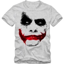 Herren T-Shirt Joker Heath Hollywood Batman Ledger Shirt DTG
