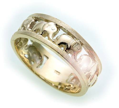 Unisex ring elefant - ring,