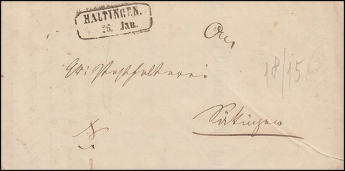 Baden vorphilatelie faltbrief - baden,