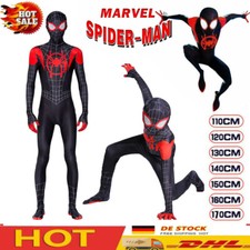 Halloween Spiderman Kostüm Kinder Erwachsene Karneval Overall Spielanzug Cosplay