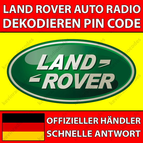 Land rover radio dekodieren - ✅land,
