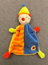 Babyclub Clown Harlekin C&A Schmusetuch, Schnuffeltuch, Kuscheltuch