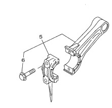 Komplette kurbelwelle - kurbelwelle, (mz-300)
