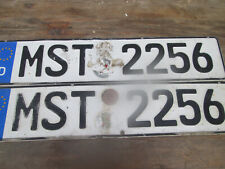    Kfz Kennzeichen - Germany / Ex  - Kommune  -  11 x 51 cm   