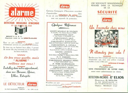 Alte werbung alarm rauchmelder - werbung,