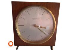 RARITÄT  1960er Junghans design Tisch Uhr Max Bill mechanisch Gong Germany