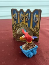 Disney Aladdin Lago Papagei Figur 90er Mc Donalds Schatztruhe Gold