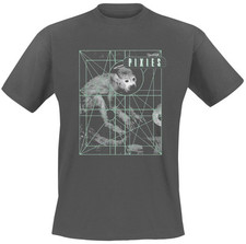 Pixies T-Shirt Herren Monkey Grid charcoal Band-Merch, Bands