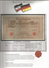 Banknote 1000 Mark 21.April