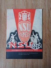 NSU-Opel Fahrräder Prospekt