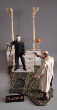 NECA Halloween The Night he come home DIORAMA Loomis Myers OOP 2004 RAR Horror