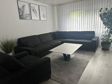 Graues Sofa mit Schlaffunktion Schlafsofa Schlafcouch Couch Schlafcouch L-Form