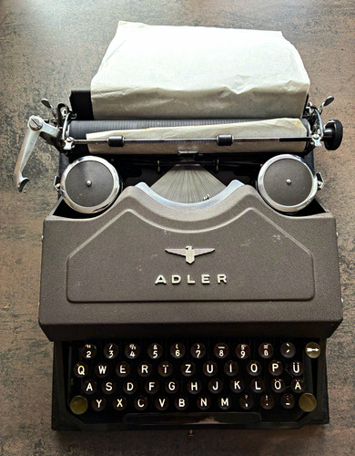 Adler schreibmaschine mit - adler,