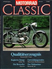 Zeitschrift Motorrad Classic #4 1990 Victoria KR 25 Aero Dollar 350 Puch S4 Hond