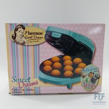Bestron Waffeleisen für Cake-Pop's im Retro Design, Cake-Pop-Maker inkl. Cake-Po