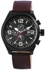 Engelhardt 3895-03 Automatik Herrenuhr Echtlederarmband braun