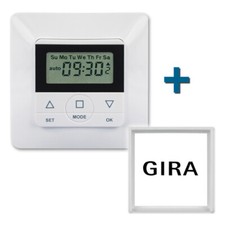 Rolladen Timer Jalousie Schaltuhr Rollo Schalter Uhr Rohr Motor DM-Z50 für GIRA