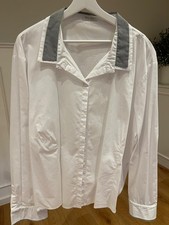 BLUSE OPEN END Damen weiß mit