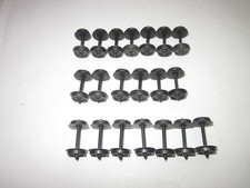 Liliput H0 20x Gleichstrom Radsatz mit LaufØ 10,7mm / Spitzlagerachse mit 24,9mm