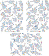 48 Stück Suncatcher Sticker