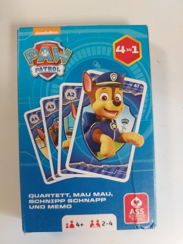 Paw patrol kartenspiel 1 - 4,